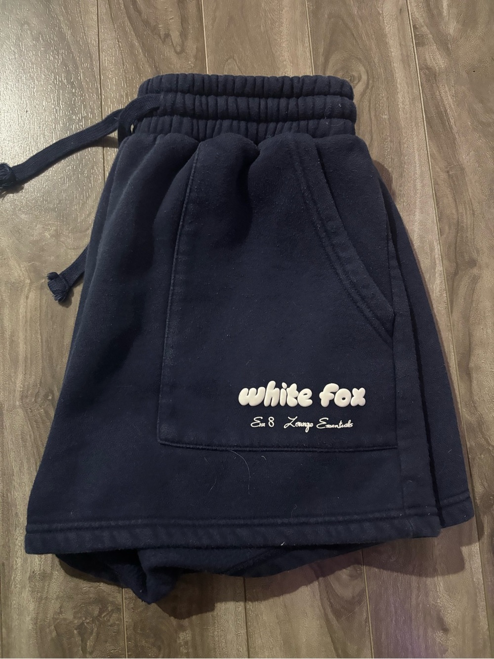 Women’s white fox shorts